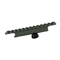 מסילה קצרה M16TR בצבע שחור להתקנה על גשר נשיאה בנשק M16 – תוצרת TDI Arms